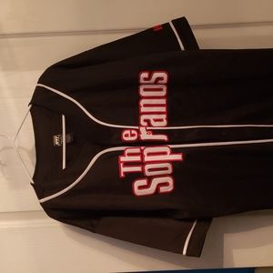 RARE Sopranos Baseball Jersey. Letters and numbers are individually stitched. XL